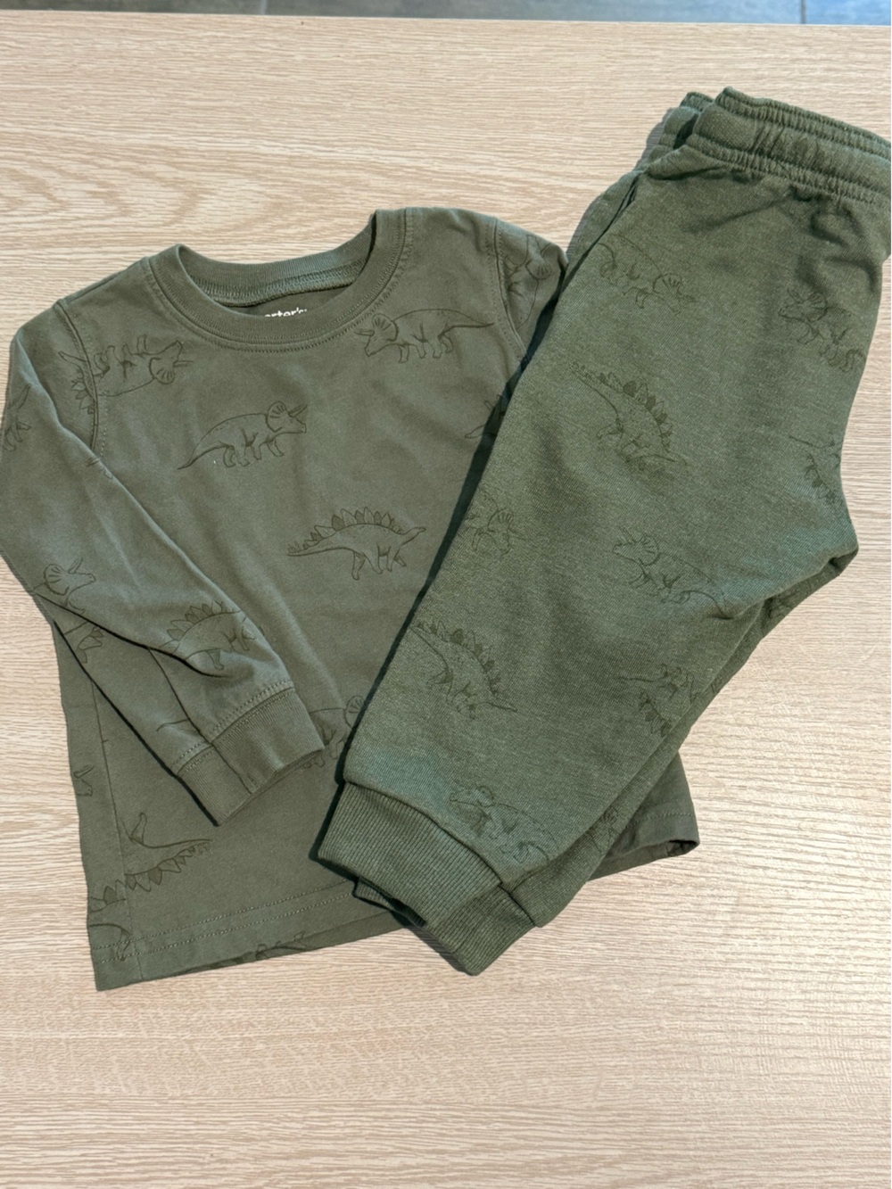 Carter's Olive Green Baby Tee